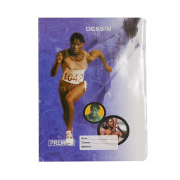 Cahier de dessin format A5 17x22cm 16 pages