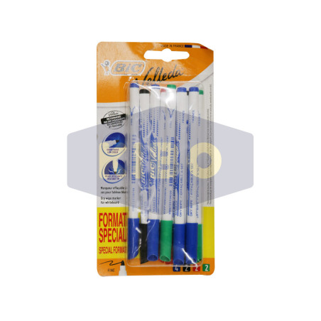 Feutre effaçable BIC vellada x 8 pièces