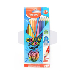 12 Crayons de couleur Colopeps Strong
