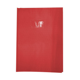 Protège cahier grand format Rouge