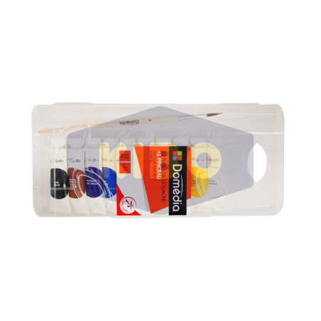 10 tube de gouache avec pinceau