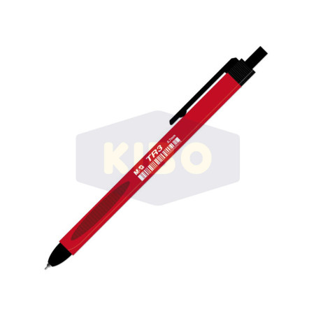 Stylo bille semi-gel rouge 0,7mm