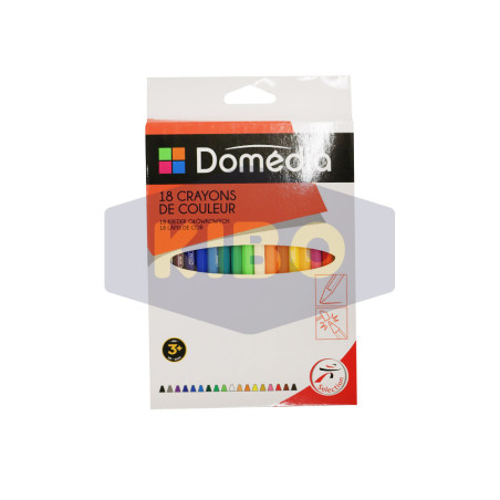 18 Crayons de couleurs