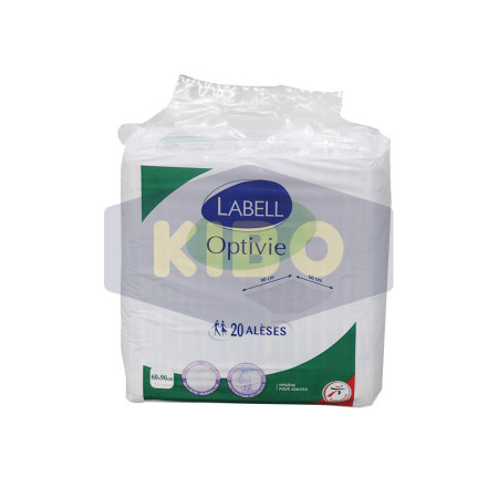 Serviettes hygiéniques optivie alèses 60x90 cm 20 pièces