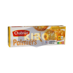 Feuilletés Palmiers zestes de citron confits 100g