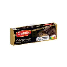 Crêpes dentelle enrobées de chocolat noir 100g