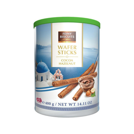 Gaufrette roulée cacao et noisette 400g