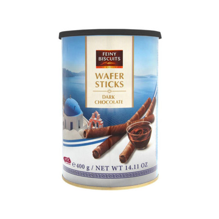 Gaufrette roulée chocolat noir 400g