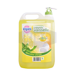 Liquide vaisselle menthe citron 5L