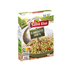 Flageolets verts en étui 500g