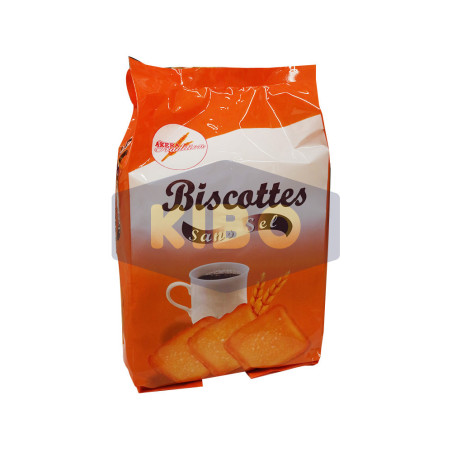 Biscottes sans sel 45 tranches 400g