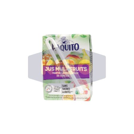 Jus multi-fruits en brique 20cl