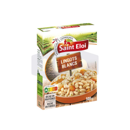 Lingots blancs en étui 500g