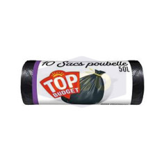 10 Sacs poubelles 50L