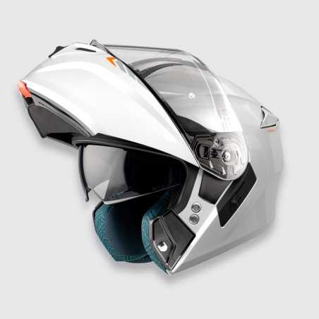 Casque moto FU406SV Storm SV Solid A0 Gloss Pearl White/ M AXXIS