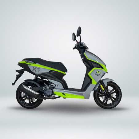 Scooter 150CC NITRO X1 150 gris nardo / fluo