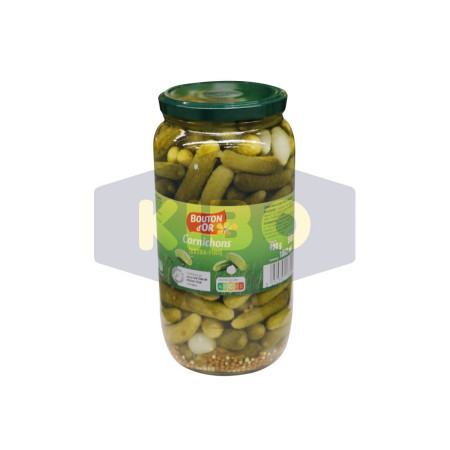 Cornichons extra-fins 550g Bouton d'or