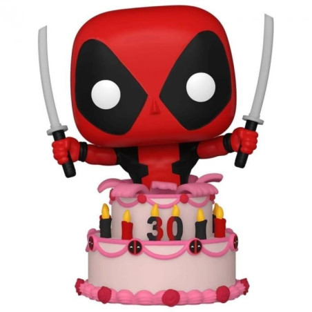 Figurine Funko Pop! Marvel : Deadpool in Cake – Tete oscillante 776