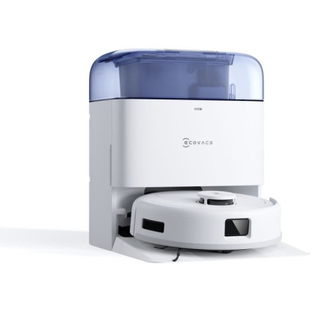 Aspirateur Robot Laveur - ECOVACS DEEBOT MINI - 9 000 Pa - ZeroTangle 2.0 - TrueMapping 2.0 - Séchage a 45 ? - Vidage Auto