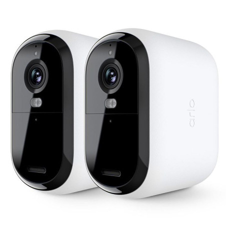 Pack 2 Cameras - ARLO - 2K XL Essential2 - Extérieur - Batterie - Vision nocturne