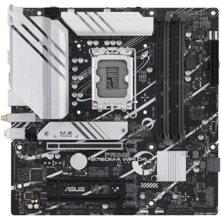 Carte mere - ASUS - PRIME B760M-A WIFI D4 - LGA 1700 - DDR4 - Wi-Fi 6