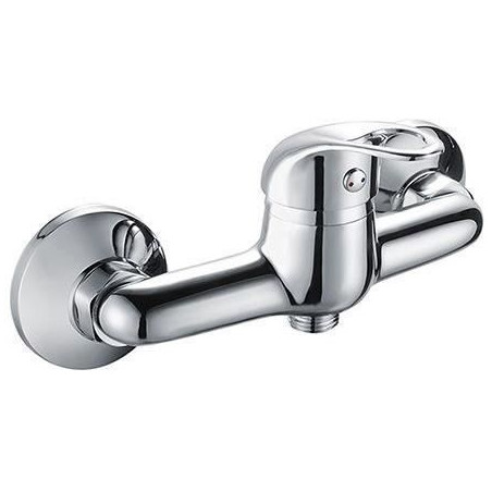 Mitigeur de douche - EDOUARD ROUSSEAU - Jocker - Design sobre - Poignée métal fine - Cartouche céramique Ø 35 mm - Chromé