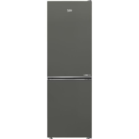 Réfrigérateur combiné - BEKO - B5RCNE366HG - Classe C - 316 L - 59,5 x 66,3 x 186,5 cm - Manhattan Gray