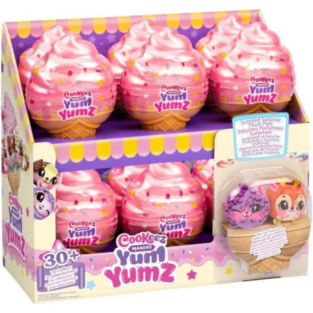 Animaux en peluche - COOKEEZ MAKERY - Yum Yumz Double Glace - Modele aléatoire