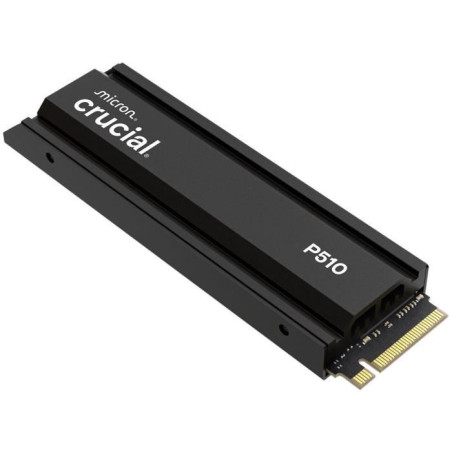 CRUCIAL - P510 - SSD interne -&nbsp;2&nbsp;To -&nbsp;PCIe&nbsp;Gen4 NVMe&nbsp;M.2 - Avec dissipateur - Vitesse lecture jusqu'a 1100 Mo/s - CT2000P510SSD5