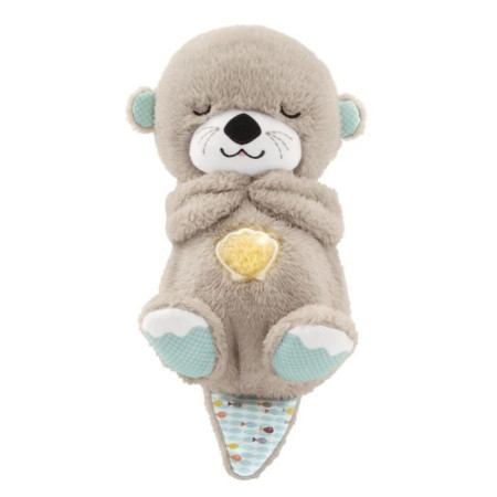 Fisher-Price - Ma Loutre Câlins Bonne Nuit - Jouet d'Eveil - Des la naissance FXC66