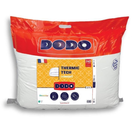 Couette Tempérée 250 gr/m² - DODO - THERMIC TECH - 220 x 240 cm - Blanc