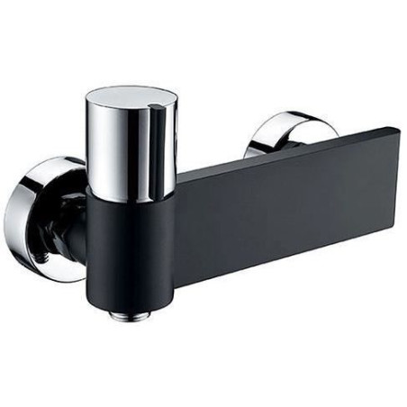 Mitigeur douche - EDOUARD ROUSSEAU - BLACK STEEL - Noir / Chromé