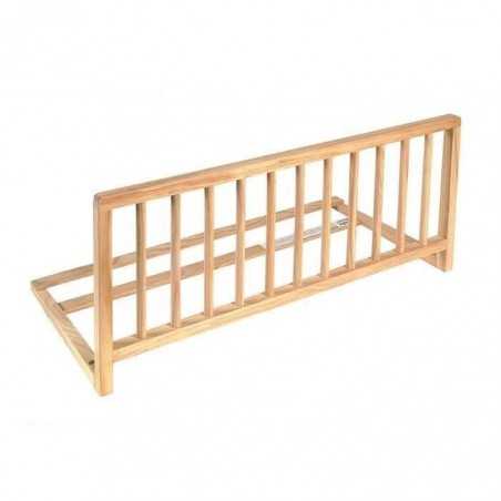Barriere de Lit Nidalys Bois Naturel 120 CM Norme BS - Sécurité pour Bébé