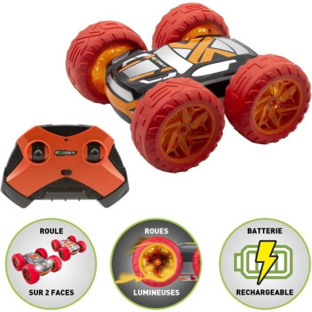 Voiture radiocommandée - EXOST - 360 Cross MX - Echelle 1/18 - 2,4 GHz - Batterie rechargeable - Rouge - Des 5 ans