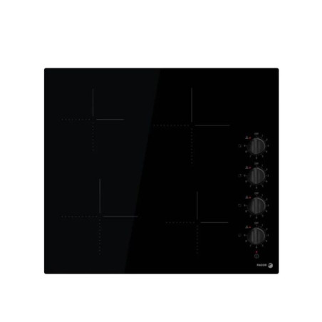 Table Vitrocéramique - FAGOR - FAVM3540 - 4 plaques de cuisson - Noir - 56 cm x 49 cm