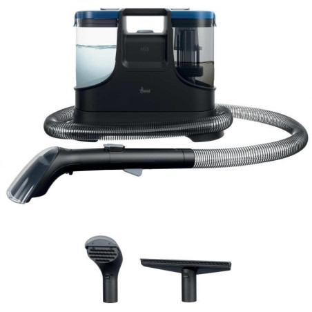 Nettoyeur Détacheur Shampouineuse HOOVER HS500 - Lave et Seche Tapis,Moquette, Canapé, Tissus, Sieges Voiture - Puissant 400W