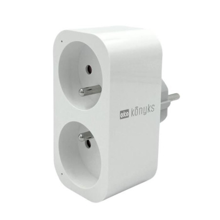 Prise double - KONYKS - Priska Duo FR - Wi-Fi + Bluetooth