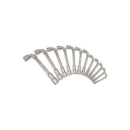 Clés a pipe - KS TOOLS - 517.0441 - Boite de 16 clés a pipe débouchées métriques - Clés 6 pans - De 8 a 24 mm