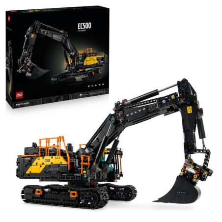 LEGO Technic 42215 Pelleteuse Volvo EC500 Hybride - Set de Construction pour Adulte - Déco