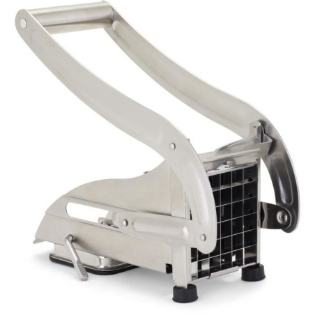 Coupe-frites - LIVOO - MEN410 - Acier inoxydable - 2 grilles - Pieds antidérapants et ventouse - Grilles compatible lave-vaisse