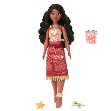 Disney - Poupée Vaiana Nageuse - Vaiana&nbsp;2 - Corsage qui change de couleur - Disney Moana - JFF09