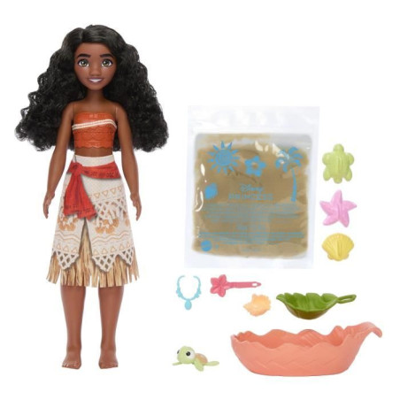 Disney - Poupée Vaiana et Compagnie avec accessoires - Disney Princess - JFT12