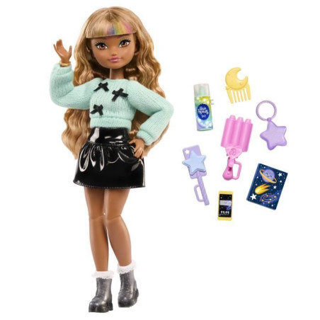 Barbie - Dream Besties Zia - Poupée avec 7&nbsp;accessoires - Barbie - JGG36