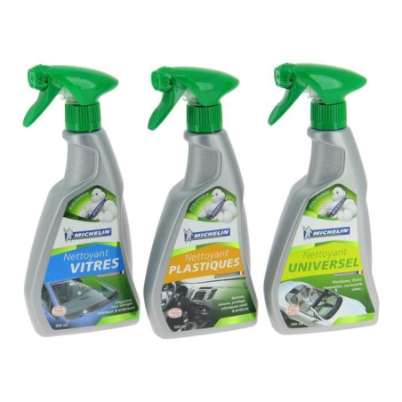 Kit nettoyage entretien - MICHELIN - Formule naturelle