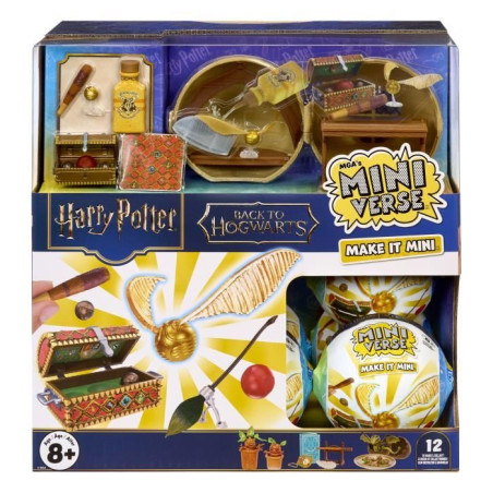 Miniverse - Harry Potter Back to Hogwarts - Boîte complete avec les 15 boules - Jeu de loisir créatif - Des 8 ans - Non comest