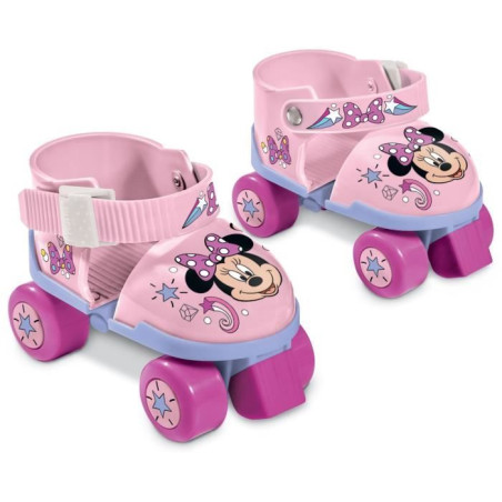 Patins a roulettes + protections - MONDO - Minnie - Protections ajustables - Poids max : 20 kg