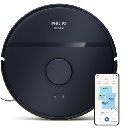 Aspirateur Robot Laveur - PHILIPS XU2000/15 - Puissance 6000 Pa - Navigation Laser