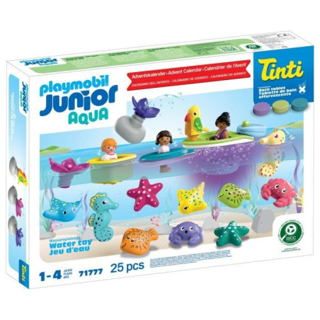 Playmobil 71777 Calendrier de l'avent Junior, JUNIOR & Tinti, 31 pieces, Des 4 ans