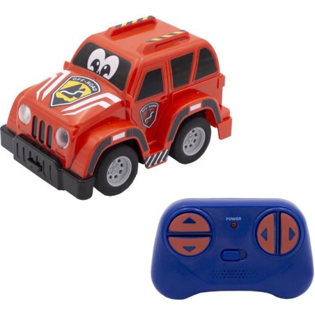Camion télécommandé - TOOKO - MON PETIT CAMION RC - Rouge - 11 cm - Sons et lumieres - Des 3 ans