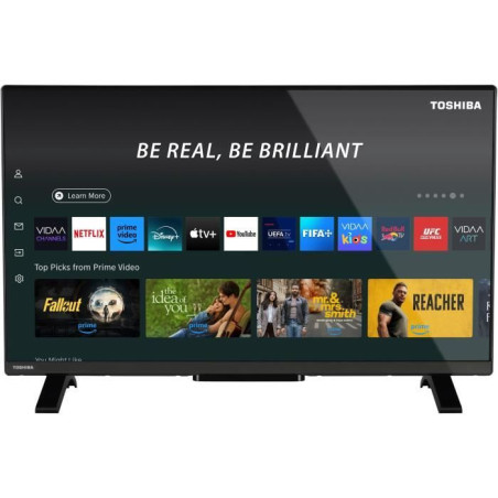 TOSHIBA 32LV2563DG - TV LED 32 (82 cm) - FHD 1920x1080 - Smart TV - 2xHDMI - WiFi